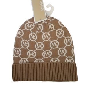 Michael Kors knit camel tan  beanie